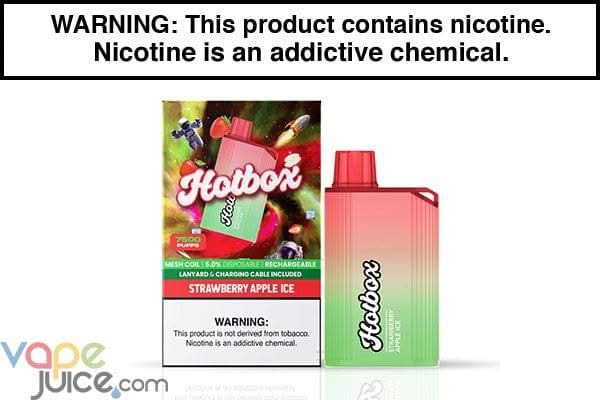 PUFF HOTBOX 7500 PUFF DISPOSABLE VAPE - $11.89 - Vape Juice