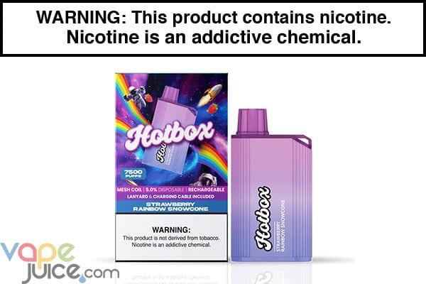 PUFF HOTBOX 7500 PUFF DISPOSABLE VAPE - $11.89 - Vape Juice