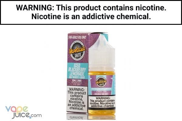 ICED BLACKBERRY LEMONADE BY VAPETASIA SALT 30ML ICED BLACKBERRY LEMONADE BY VAPETASIA SALT 30ML