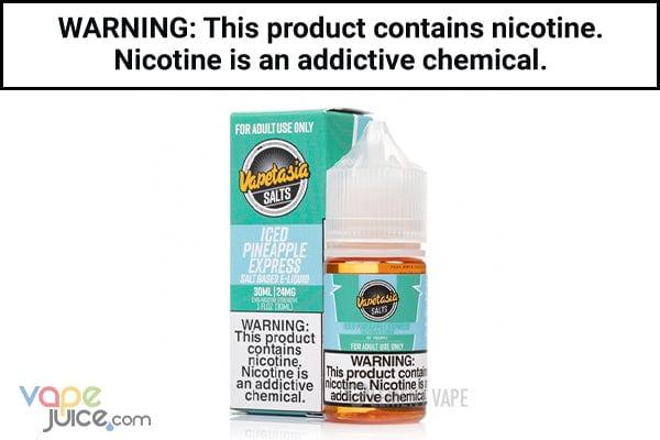 ICED PINEAPPLE EXPRESS BY VAPETASIA SALT 30ML ICED PINEAPPLE EXPRESS BY VAPETASIA SALT 30ML