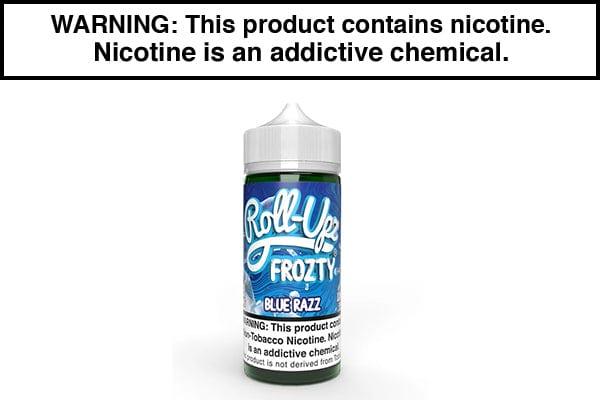 BLUE RASPBERRY ICE BY JUICE ROLL UPZ 100ML BLUE RASPBERRY ICE BY JUICE ROLL UPZ 100ML