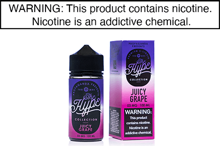 elf bar vape uk JUICY GRAPE BY THE HYPE COLLECTION 100ML