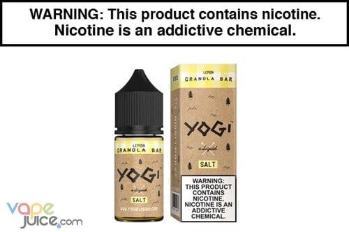 LEMON GRANOLA BAR BY YOGI E LIQUID SALT 30ML - Vape Juice