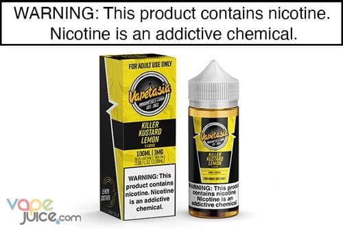 killer custard vape juice Lemon Killer Kustard by Vapetasia