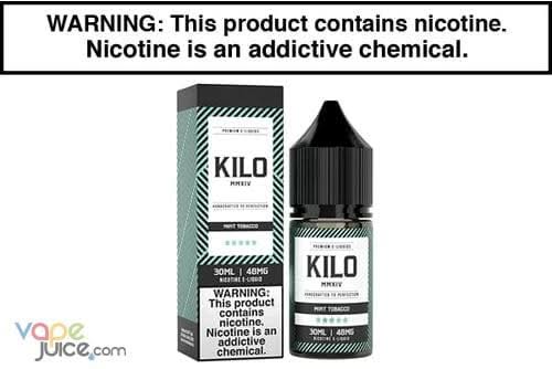 Mint Tobacco by KILO Salt - 30ML - Vape Juice