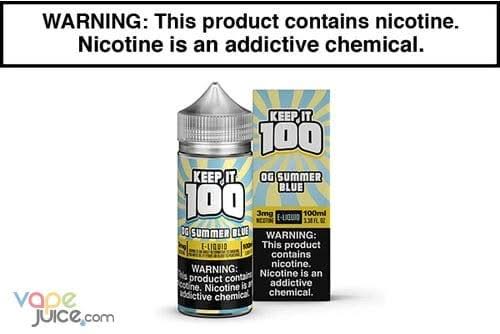 OG Summer Blue by Keep It 100 - 100ML - Vape Juice