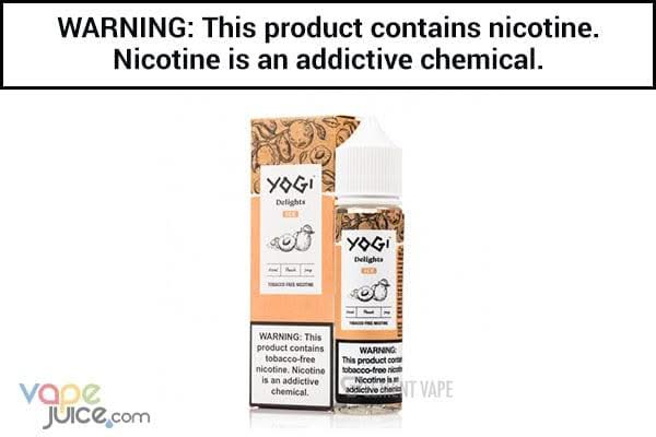 Peach Ice by Yogi Delights - 60ML - Vape Juice