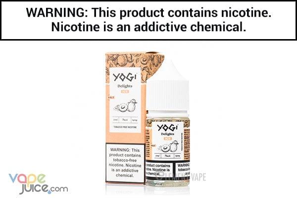 Peach Ice by Yogi Delights Salt - 30ML - Vape Juice