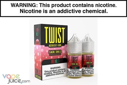 Red NO. 1 by Twist Salt - 60ML - Vape Juice