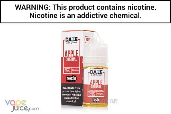 REDS APPLE BY 7 DAZE SYNTHETIC SALT 30ML REDS APPLE BY 7 DAZE SYNTHETIC SALT 30ML