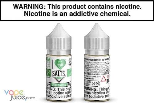 SPEARMINT GUM BY I LOVE SALTS 30ML - Vape Juice