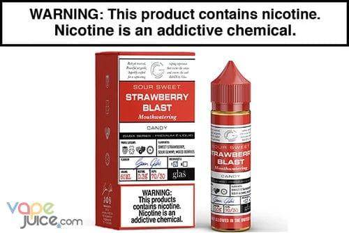 Strawberry Blast by Glas Basix Series - 60ML - Vape Juice