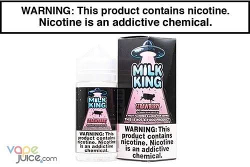 STRAWBERRY BY MILK KING 100ML STRAWBERRY BY MILK KING 100ML