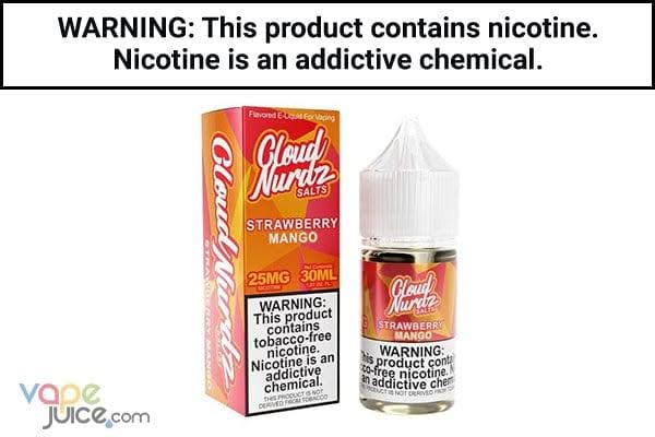 STRAWBERRY MANGO BY CLOUD NURDZ SALT 30ML STRAWBERRY MANGO BY CLOUD NURDZ SALT 30ML