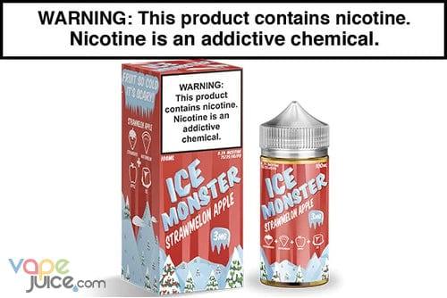 Strawmelon Apple by Ice Monster - 100ML - Vape Juice
