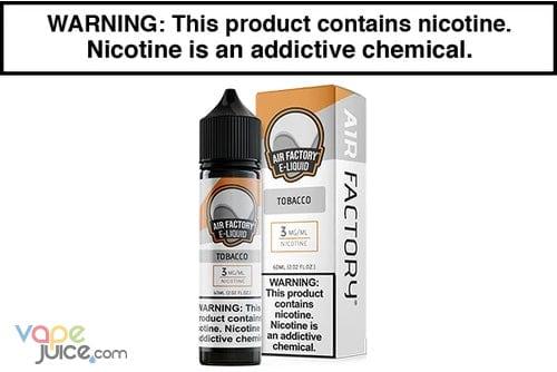Tobacco by Air Factory - 60ML - Vape Juice