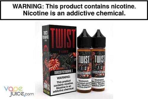 Tobacco Platinum No. 1 by Twist E Liquid - 120ML Tobacco Platinum No. 1 by Twist E Liquid - 120ML