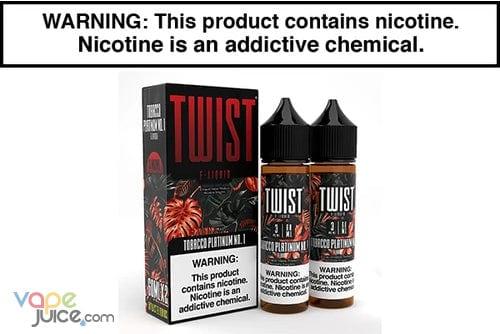 TOBACCO PLATINUM NO. 1 BY TWIST E LIQUID 120ML