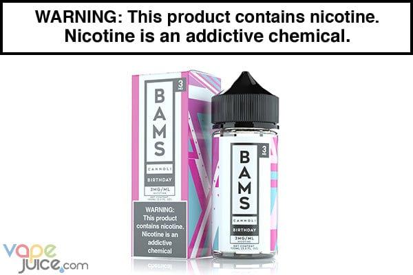elf bar vape uk Flavored Vape JUICE - PREMIUM E-JUICE - Bam's Cannoli