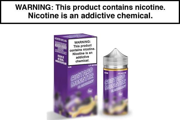 Blackberry by Custard Monster - 100ML - Vape Juice