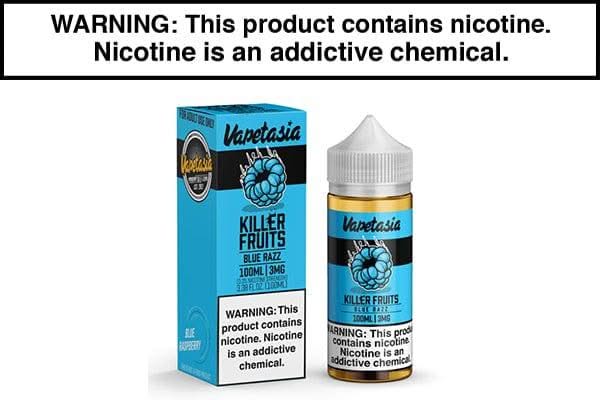 Blue Razz by Vapetasia Killer Fruits - 100ML - Vape Juice