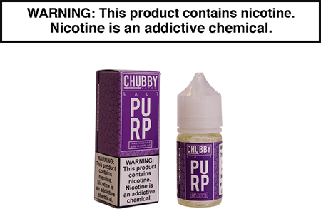 PURP BY CHUBBY BUBBLE SALT 30ML PURP BY CHUBBY BUBBLE SALT 30ML