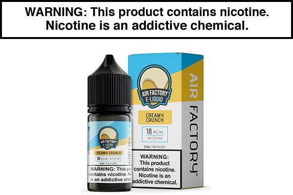 Creamy Crunch by Air Factory Salt - 30ML - Vape Juice