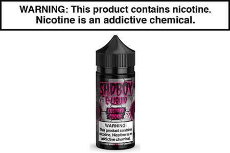 CUSTARD COOKIE BY SADBOY E LIQUID 100ML CUSTARD COOKIE BY SADBOY E LIQUID 100ML