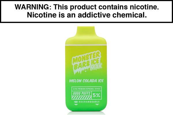 Monster Bar MAX 6000 Puff Disposable Vape - 5% - Vape Juice
