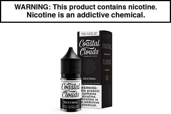MENTHOL BY COASTAL CLOUDS SALT 30ML MENTHOL BY COASTAL CLOUDS SALT 30ML