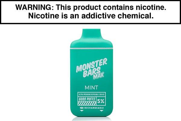 Monster Bar MAX 6000 Puff Disposable Vape - 5% - Vape Juice