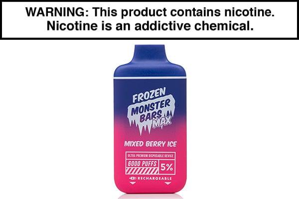 Monster Bar MAX 6000 Puff Disposable Vape - 5% - Vape Juice