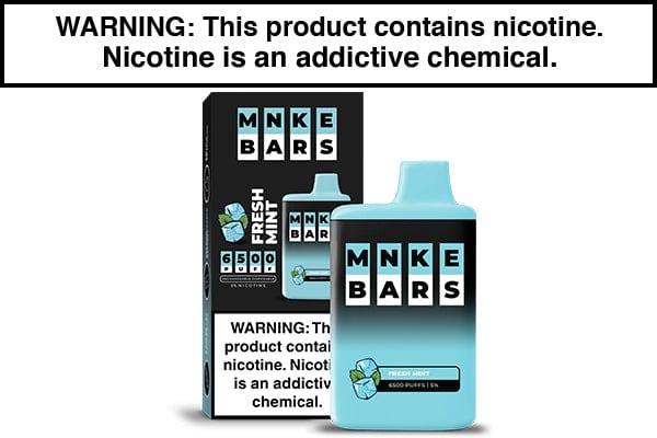 MNKE Bar Disposable Vape - 6500 Puffs - Vape Juice
