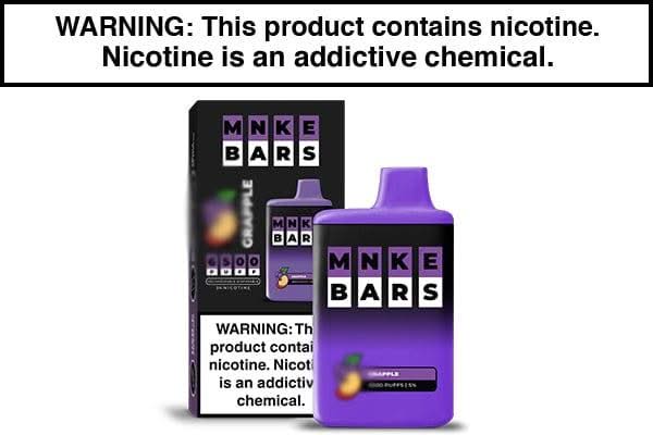 MNKE Bar Disposable Vape - 6500 Puffs - Vape Juice