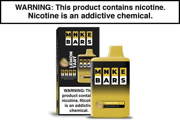 MNKE Bar Disposable Vape - 6500 Puffs - Vape Juice