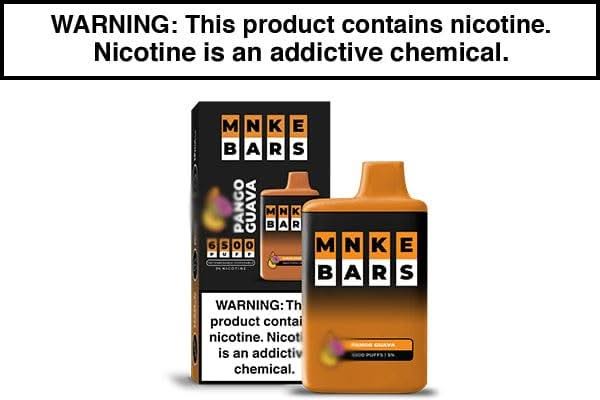 MNKE Bar Disposable Vape - 6500 Puffs - Vape Juice