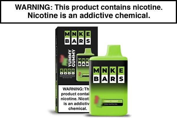MNKE Bar Disposable Vape - 6500 Puffs - Vape Juice