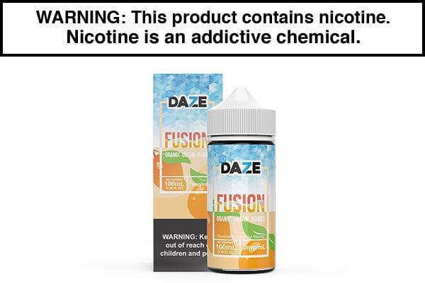 ORANGE CREAM MANGO ICED BY 7 DAZE FUSION 100ML ORANGE CREAM MANGO ICED BY 7 DAZE FUSION 100ML