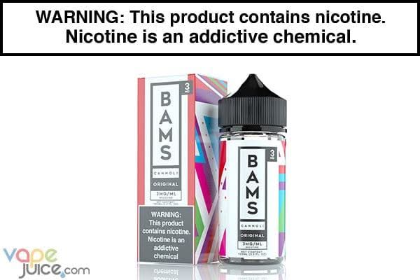 Original Cannoli by Bam's Cannoli - 100ml - Vape Juice