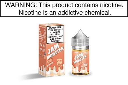 PEACH BY JAM MONSTER SALT NIC 30ML PEACH BY JAM MONSTER SALT NIC 30ML