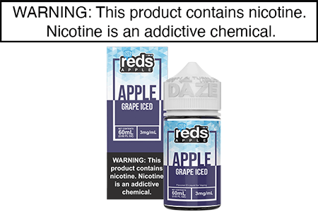 Grape Apple Iced by Reds E Juice - 60ML/100ML - Vape Juice