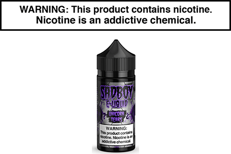 UNICORN TEARS BY SADBOY E LIQUID 100ML UNICORN TEARS BY SADBOY E LIQUID 100ML