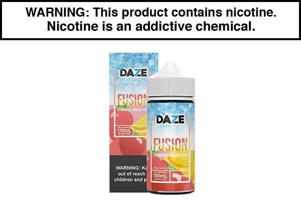 STRAWBERRY BANANA APPLE ICED BY 7 DAZE FUSION 100ML STRAWBERRY BANANA APPLE ICED BY 7 DAZE FUSION 100ML