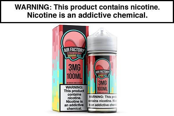 Strawberry Banana Iced by Air Factory - 100ML - Vape Juice