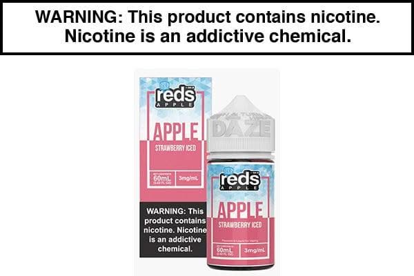 Strawberry Apple Iced by Reds E Juice - 60ML/100ML - Vape Juice