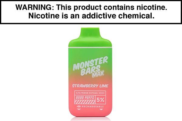 Monster Bar MAX 6000 Puff Disposable Vape - 5% - Vape Juice