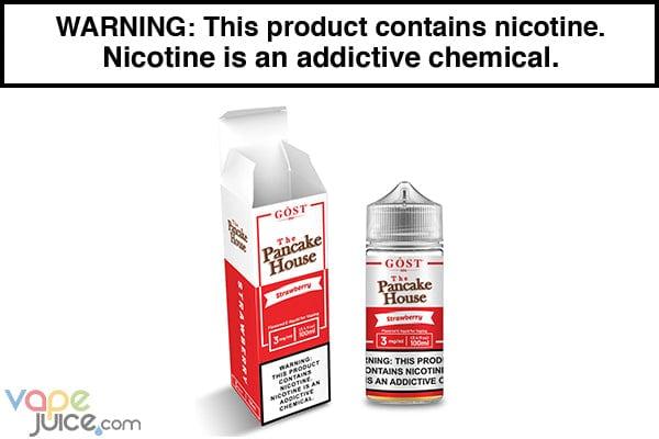 Glazed Strawberry - The Pancake House 100ml - Vape Juice