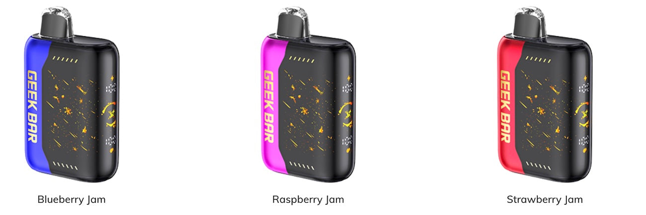 Geek Bar Raspberry Jam Flavor