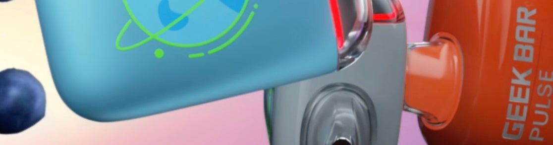 White Gummy Ice Geek Bar Flavor