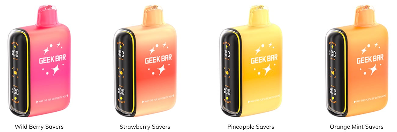 Wild Berry Savers Geek Bar Flavor